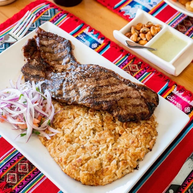 Tacu-Tacu Con Bistec.