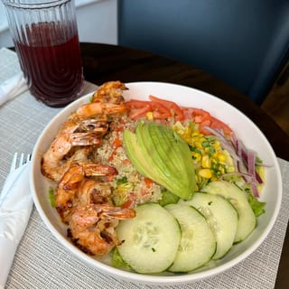 "Andes" Salad with Grilled Shrimp